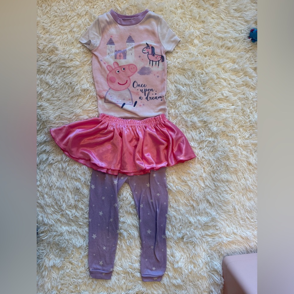 Peppa Pig Lavender and White Top